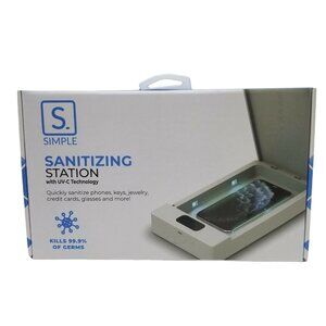 Simple White UV-C Technology Device Sanitizer Station